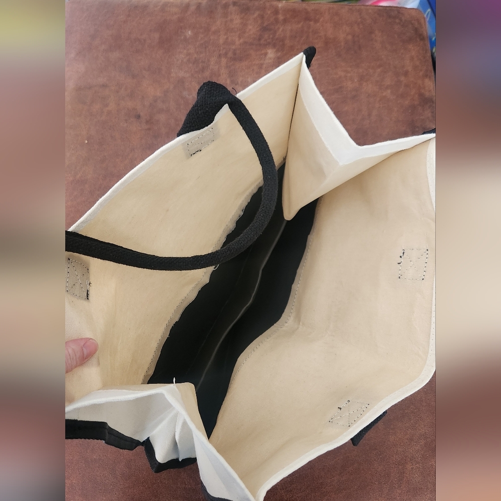 Canavs Tote Bag With Insprational Quote - Picture 5 of 5